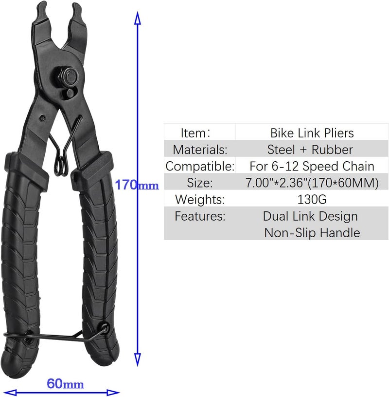 COTOUXKER Bike Link Pliers, Bicycle Chain Tool for Bike Chain Link Quick Removal Repair - Image 3